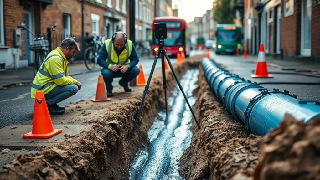Water Main Leak Detection Hoxton N1 in Herne Hill